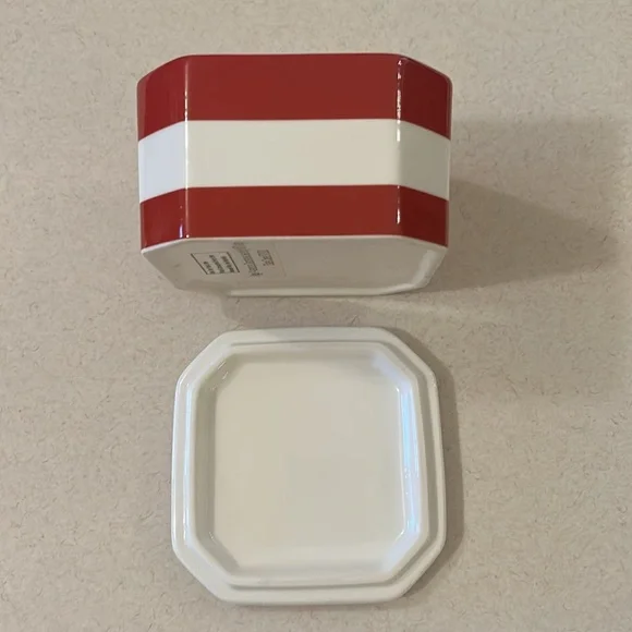 “Hustle For The Pretty Things” Extra Large Bold Striped Trinket Box NEW - Picture 11 of 15